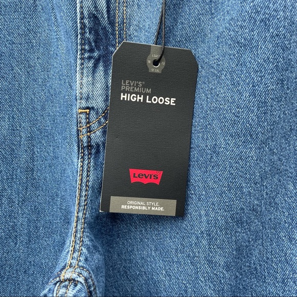 🆕 Levi's High Loose Wide Straight Leg Jeans - Picture 7 of 12
